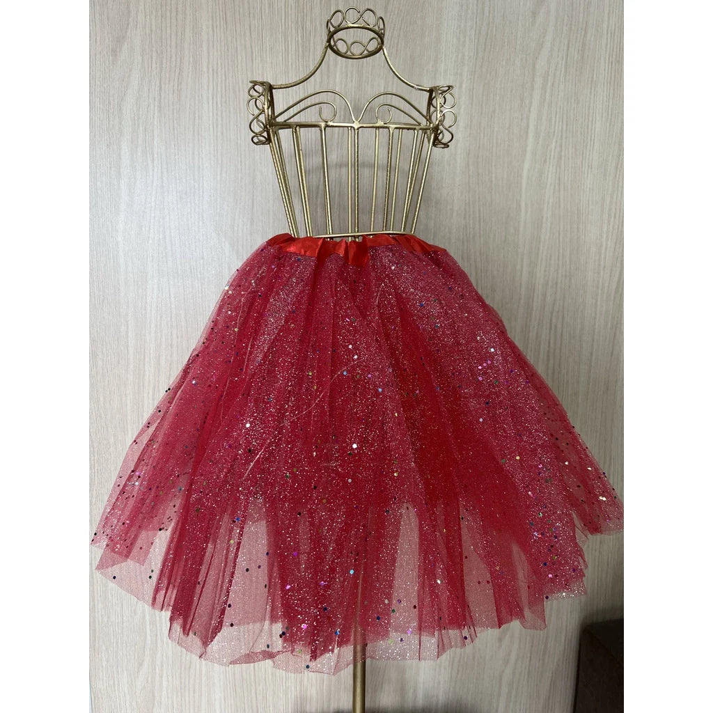Saia de Tutu com LED e Glitter – Para Brilhar em Qualquer Festa!