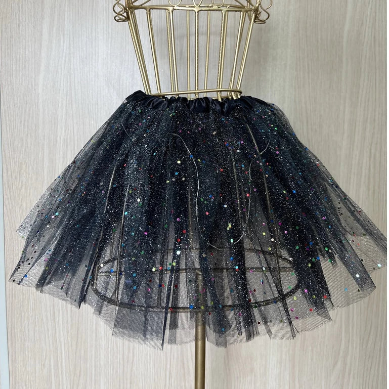 Saia de Tutu com LED e Glitter – Para Brilhar em Qualquer Festa!