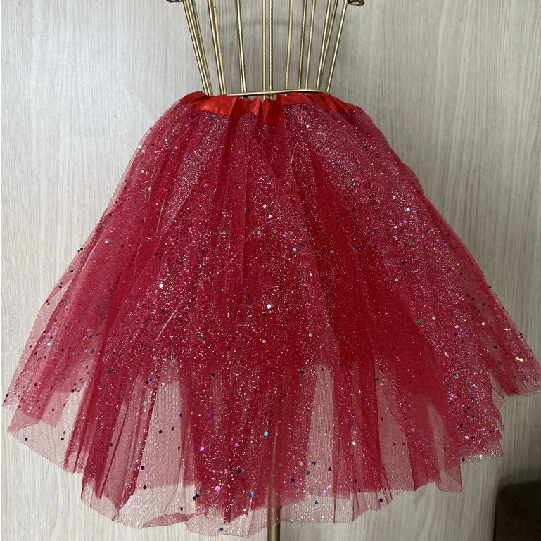 Saia de Tutu com LED e Glitter – Para Brilhar em Qualquer Festa!