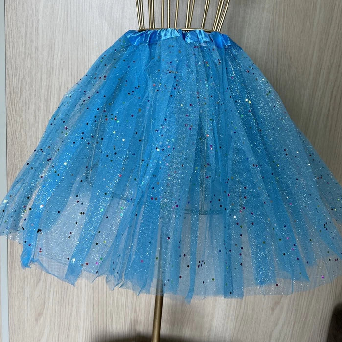 Saia de Tutu com LED e Glitter – Para Brilhar em Qualquer Festa!