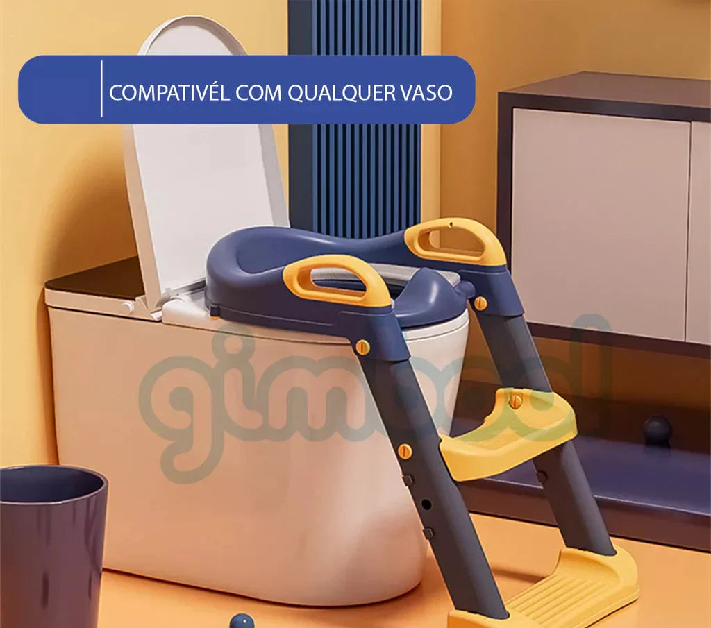 Assento Redutor Infantil com Escada – Autonomia e Segurança na Fase do Desfralde!