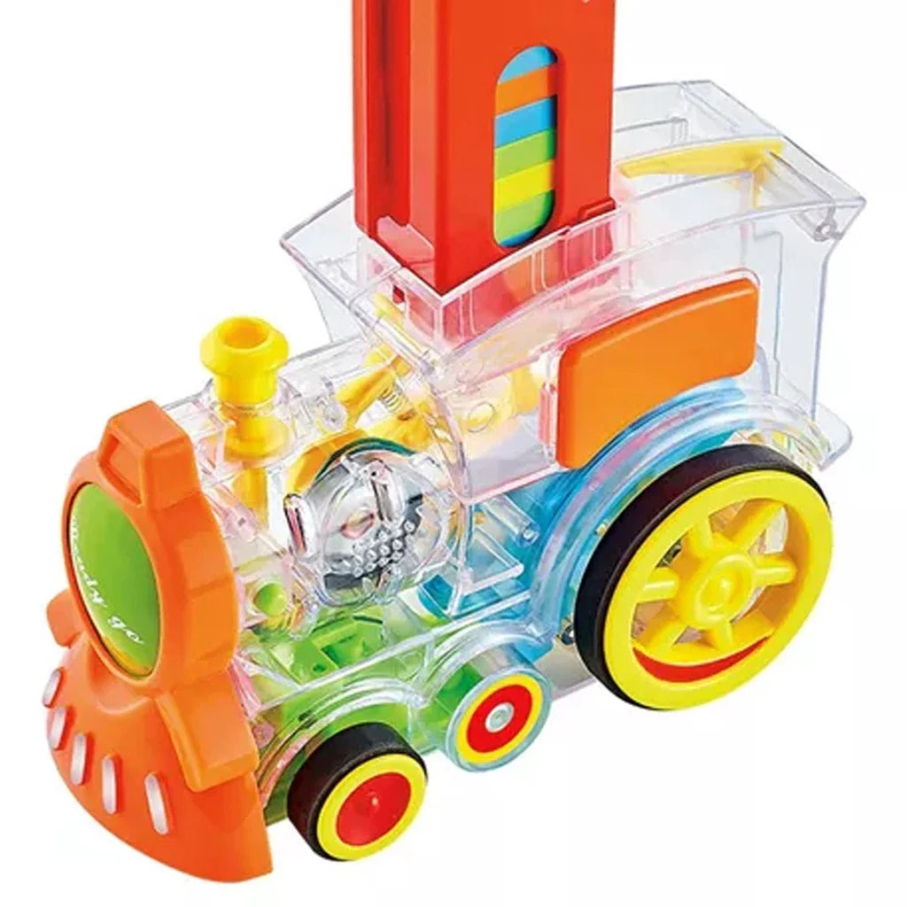 Trem Dominó Divertido – Luz, Som e Diversão Sem Fim!