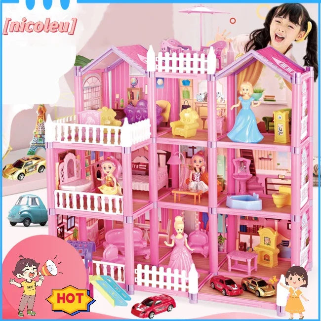 Casa de Bonecas de Montar – Imaginação e Diversão em Cada Detalhe!