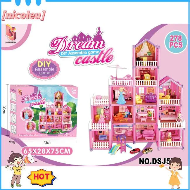 Casa de Bonecas de Montar – Imaginação e Diversão em Cada Detalhe!