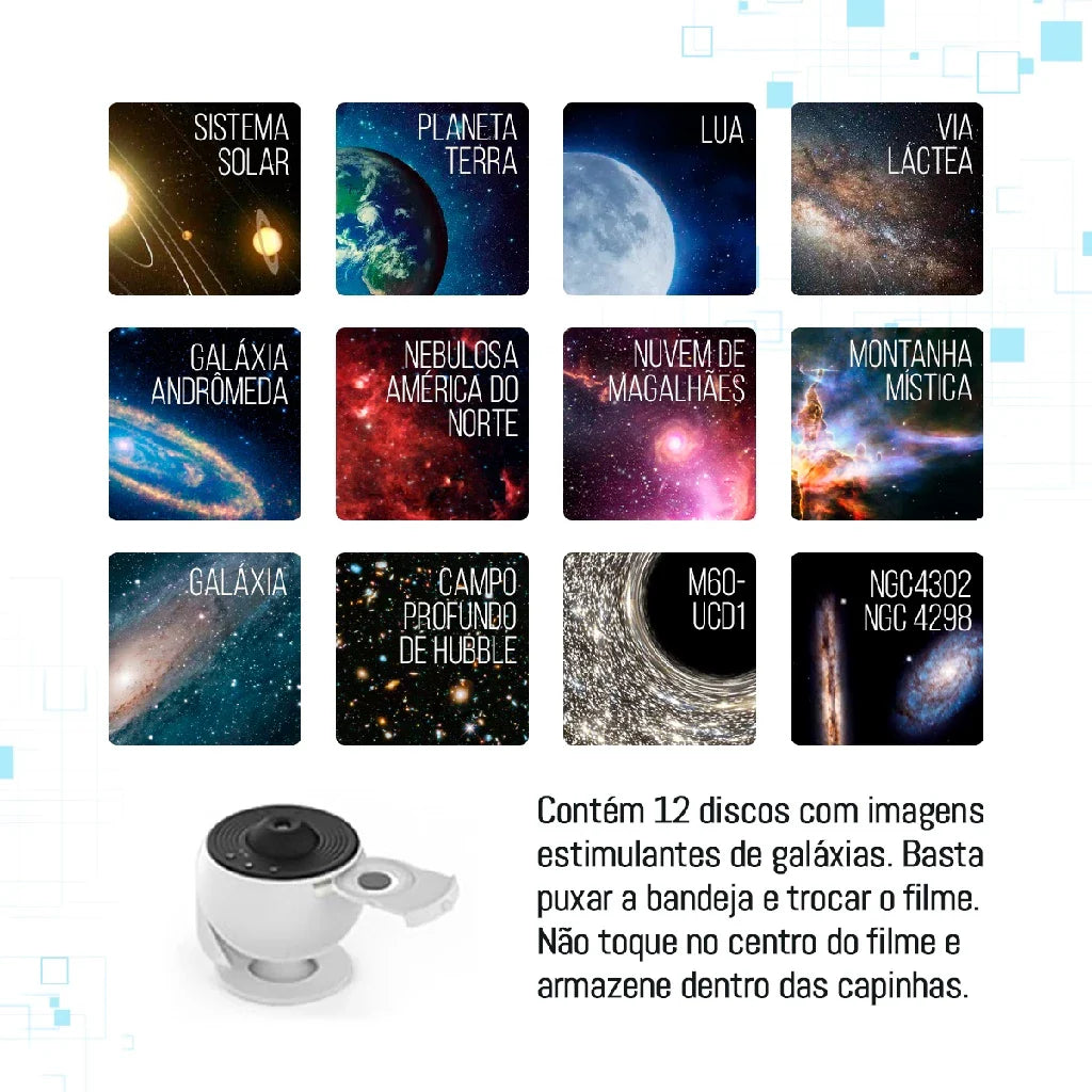 Projetor de Galáxias – Traga o Universo para o Seu Quarto!