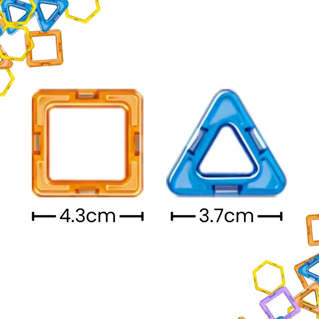 Desperte a Criatividade das Crianças com os Blocos de Montar Magnéticos - 120 Peças!