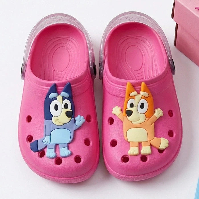 Sandália Babuche Infantil Bluey e Bingo - Flexível Macio e Confortável