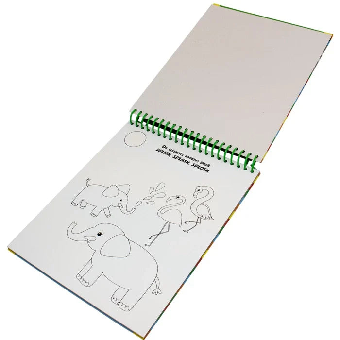 Pintura Mágica com Caneta de Água – Selva Encantada