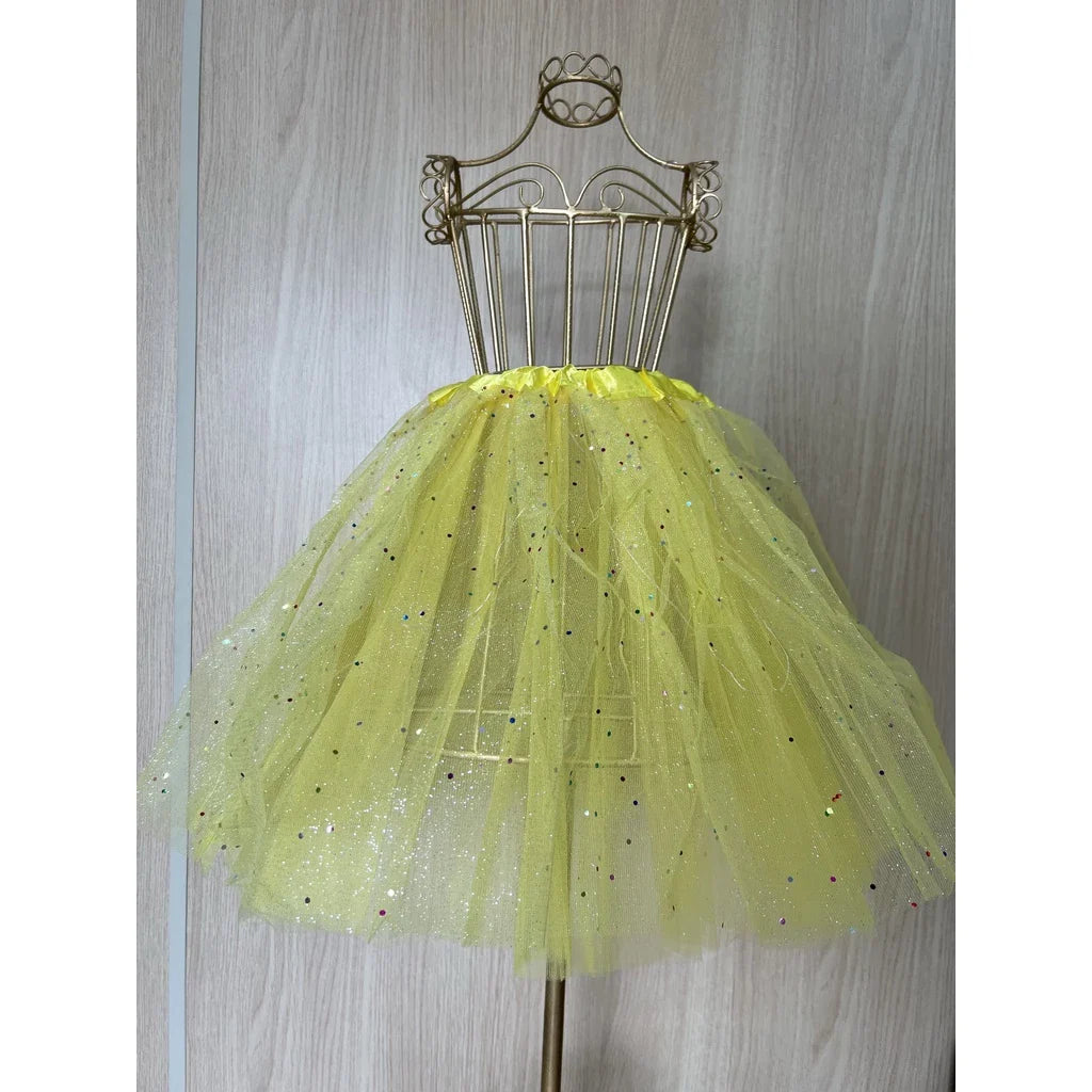 Saia de Tutu com LED e Glitter – Para Brilhar em Qualquer Festa!