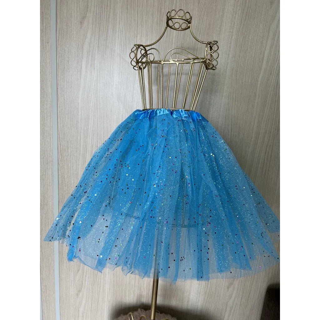 Saia de Tutu com LED e Glitter – Para Brilhar em Qualquer Festa!