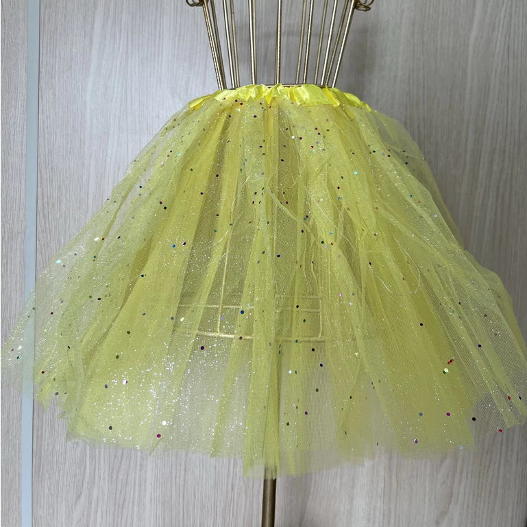 Saia de Tutu com LED e Glitter – Para Brilhar em Qualquer Festa!