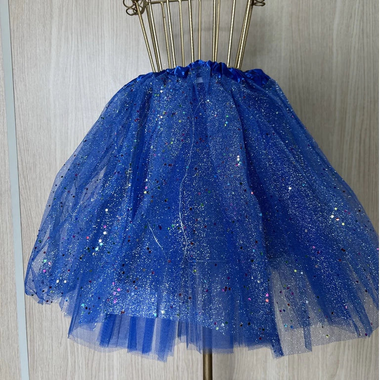 Saia de Tutu com LED e Glitter – Para Brilhar em Qualquer Festa!