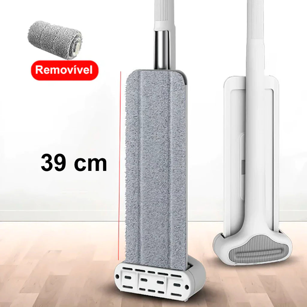 Esfregão Mop Rodo Mágico Retrátil Dobrável 360° – Praticidade e Limpeza Eficiente em Todos os Ambientes