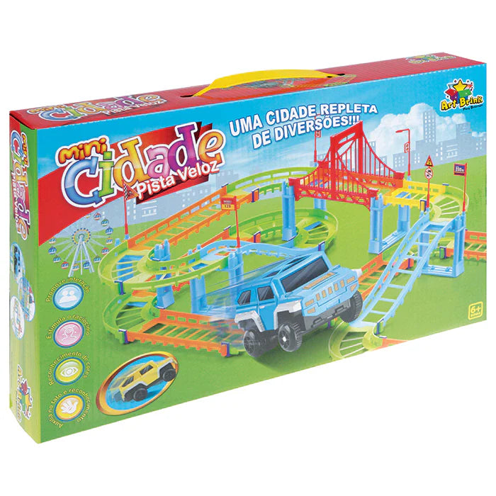 Pista Colorida Ponte Estaiada Art Brink – Uma Corrida de Diversão para a Criançada!