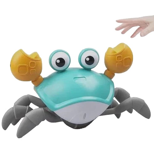 Caranguejo Fujão Recarregável – Brinquedo Interativo com Som, Luz e Movimento!