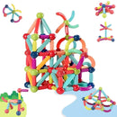 Blocos de Montar Magnéticos – 138 Peças para Construções Criativas e Aprendizado Divertido!