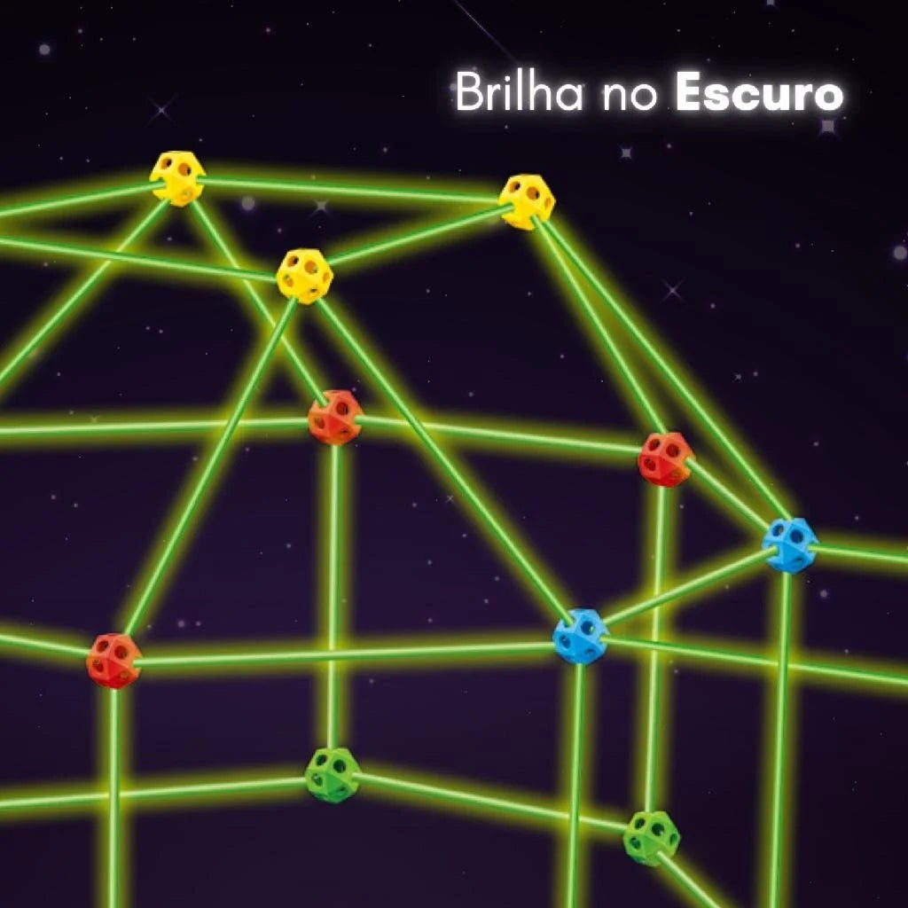 Barraca Infantil Cabana que Brilha no Escuro – Aventura e Magia para Crianças!