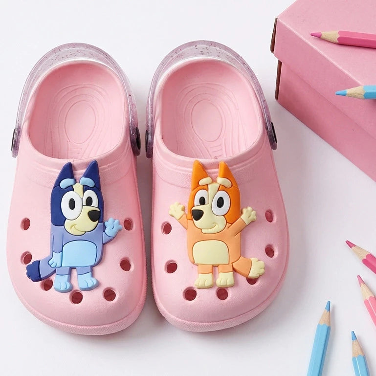 Sandália Babuche Infantil Bluey e Bingo - Flexível Macio e Confortável