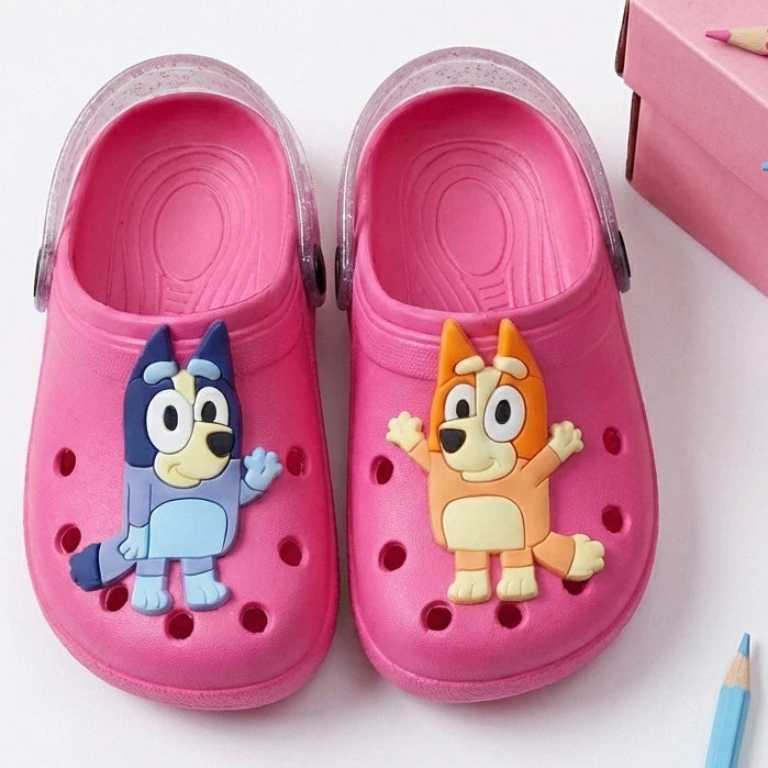 Sandália Babuche Infantil Bluey e Bingo - Flexível Macio e Confortável